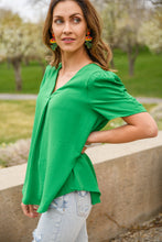 Load image into Gallery viewer, Let's Meet Up Green Blouse