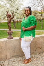 Load image into Gallery viewer, Let's Meet Up Green Blouse
