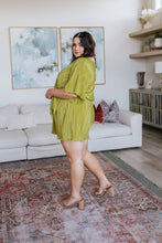 Load image into Gallery viewer, Lovely Life Plisse Romper in Green