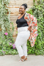 Load image into Gallery viewer, Mid-Rise Boyfriend Destroyed White Jeans