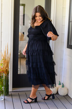 Load image into Gallery viewer, Midnight Waltz Midi Dress