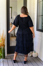 Load image into Gallery viewer, Midnight Waltz Midi Dress
