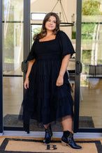 Load image into Gallery viewer, Midnight Waltz Midi Dress