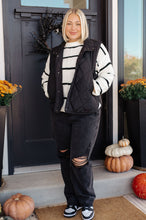 Load image into Gallery viewer, Neither Here Nor There Puffer Vest in Black