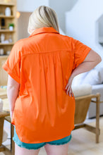 Load image into Gallery viewer, Never Have I Ever Button Down Blouse in Melon