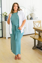 Load image into Gallery viewer, Out on the Town Tie Detail Midi Dress