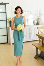 Load image into Gallery viewer, Out on the Town Tie Detail Midi Dress
