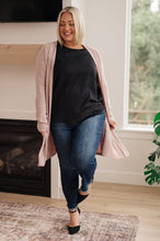 Load image into Gallery viewer, Peaceful Moments Smocked Sleeve Blouse in Black