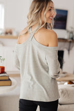 Load image into Gallery viewer, Pizza and a Movie Halter Detail Top