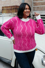 Load image into Gallery viewer, Pop Culture Zig Zag Sweater