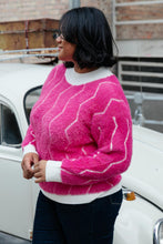 Load image into Gallery viewer, Pop Culture Zig Zag Sweater