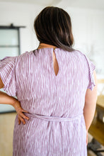 Load image into Gallery viewer, Sandra Striped Flutter Sleeve Dress