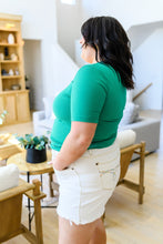 Load image into Gallery viewer, Sentimental Feelings Square Neck Top in Kelly Green