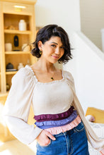 Load image into Gallery viewer, Shirley Smocked Ruffle Blouse