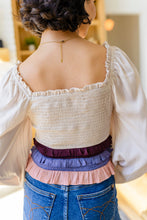 Load image into Gallery viewer, Shirley Smocked Ruffle Blouse