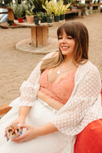 Load image into Gallery viewer, So This is Love Bralette in Coral Haze