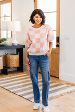 Load image into Gallery viewer, Start Me Up Checkered Sweater