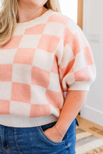 Load image into Gallery viewer, Start Me Up Checkered Sweater