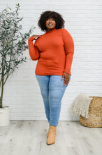 Load image into Gallery viewer, Stylin Girl Turtleneck in Rust