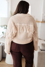 Load image into Gallery viewer, Sweet Surrender Fringe Sweater