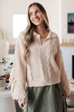 Load image into Gallery viewer, Sweet Surrender Fringe Sweater