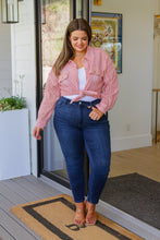 Load image into Gallery viewer, Sweeter Than Nectar Lace Button Down in Rose