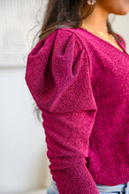 Load image into Gallery viewer, Take Me Out Faux Wrap Bodysuit In Magenta