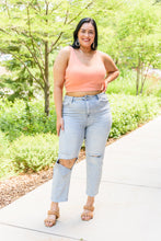 Load image into Gallery viewer, Tell Me More Crop Tank In Coral