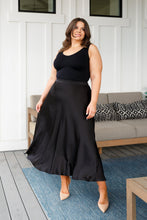 Load image into Gallery viewer, Timeless Tale Maxi Skirt in Black