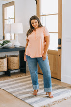 Load image into Gallery viewer, Tippy Top Ribbed Knit Henley