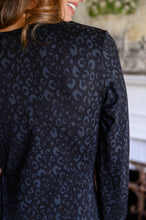 Load image into Gallery viewer, Wishful Thinking Animal Print Dress In Black