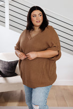 Load image into Gallery viewer, Wonder Why V-Neck Short Sleeve Sweater