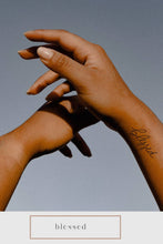 Load image into Gallery viewer, Words For A Season Temporary Tattoo