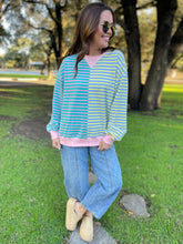 Load image into Gallery viewer, PREORDER: Step By Step Stripe Sweatshirt in Four Colors
