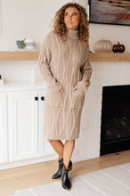 Load image into Gallery viewer, Bundled Beauty Turtleneck Sweater Dress
