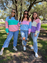 Load image into Gallery viewer, PREORDER: Finnley Colorblock Pullover in Four Colors
