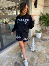 Load image into Gallery viewer, PREORDER: Merry Sequin Shorts Set
