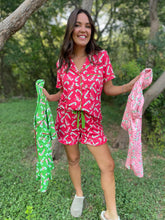 Load image into Gallery viewer, PREORDER: Christmas Candy Pajama Set in Three Colors
