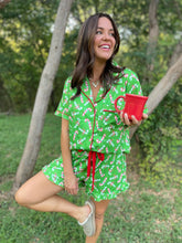 Load image into Gallery viewer, PREORDER: Christmas Candy Pajama Set in Three Colors
