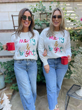 Load image into Gallery viewer, PREORDER: Merry and Bright Tinsel Sweater
