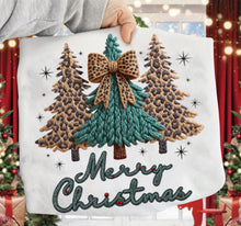 Load image into Gallery viewer, Teal &amp; Leopard Trees Graphic Tee and Sweatshirt
