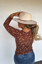 Load image into Gallery viewer, PREORDER: Annie Vneck Mesh Top
