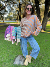 Load image into Gallery viewer, PREORDER: Step By Step Stripe Sweatshirt in Four Colors
