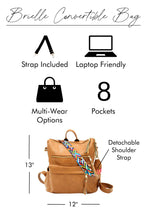Load image into Gallery viewer, Brielle Convertible Bag

