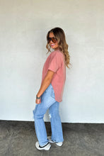 Load image into Gallery viewer, PREORDER: Joey Washed Cotton Boyfriend Tee Fall Colors
