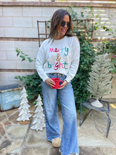 Load image into Gallery viewer, PREORDER: Merry and Bright Tinsel Sweater
