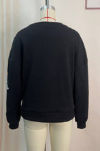 Load image into Gallery viewer, Basketball sequin embroidered overfit long sleeve sweatshirt
