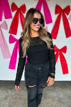 Load image into Gallery viewer, PREORDER: Long Sleeve Rosalie Lace Top
