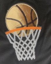 Load image into Gallery viewer, Basketball sequin embroidered overfit long sleeve sweatshirt
