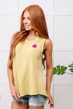 Load image into Gallery viewer, A Few of My Favorite Things Round Neck Tank in Lime
